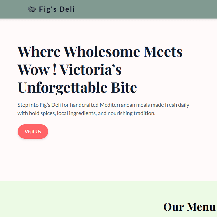 Fig Deli website screenshot